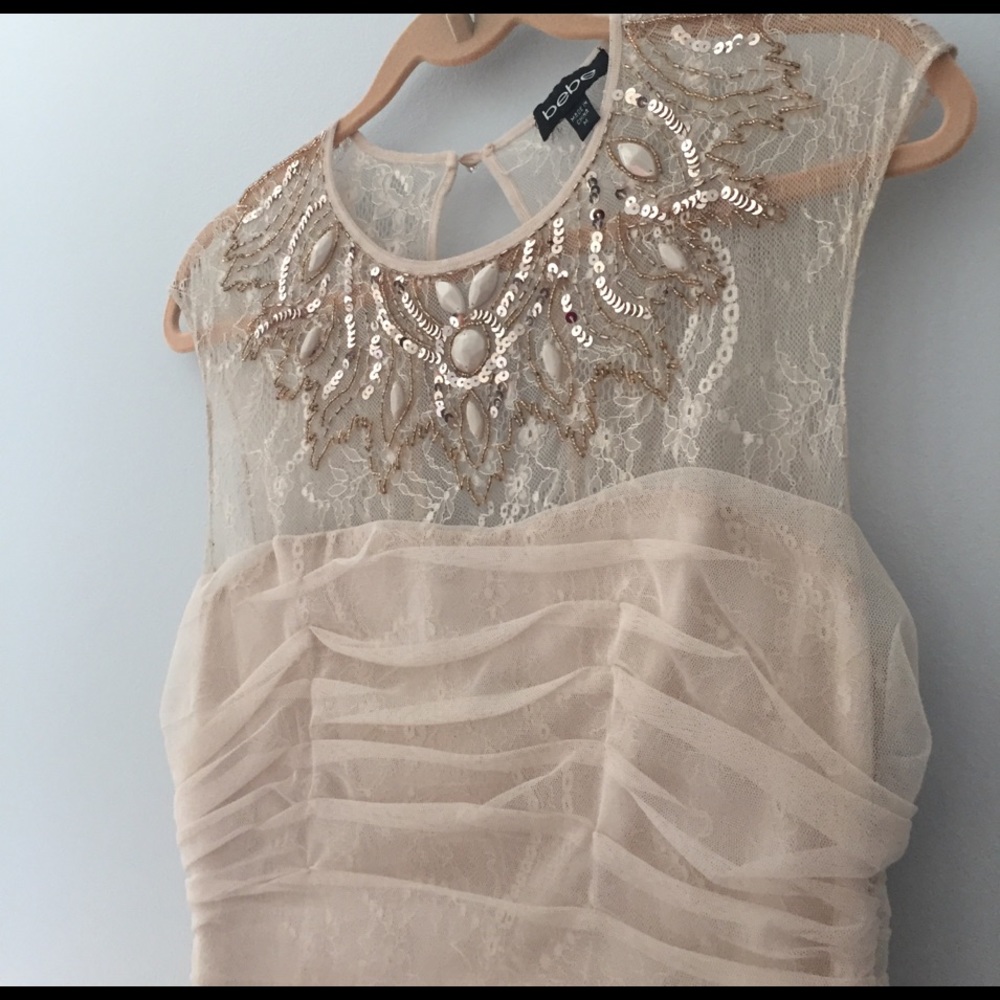 Bebe Pale Pink Dress