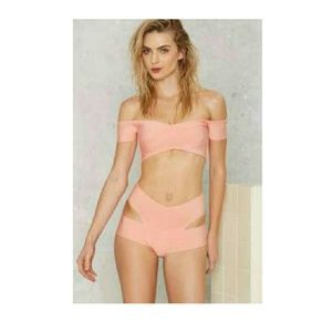 Nasty Gal On the Tight Side Bandage Swimsuit