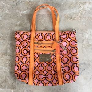 Coach poppy large tote