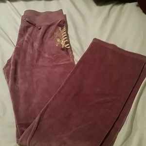 Juicy couture velour track pants