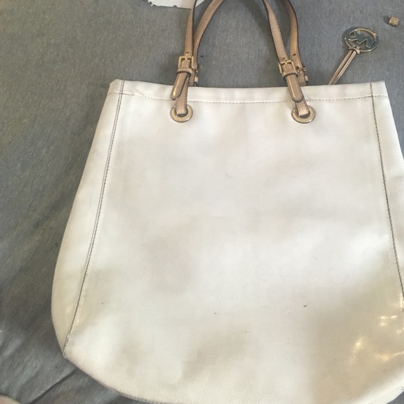 Real White MK purses