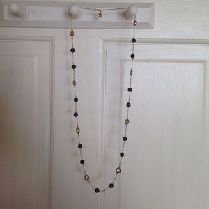 J. Crew black and gold necklace
