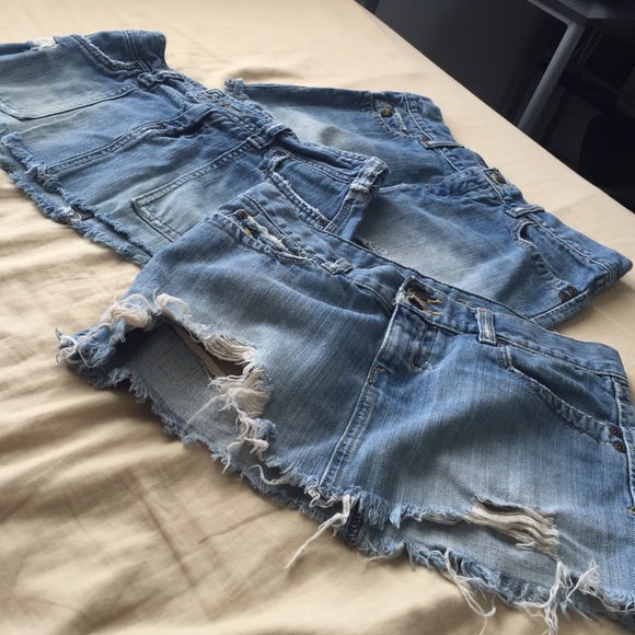 A&F Jean skirts
