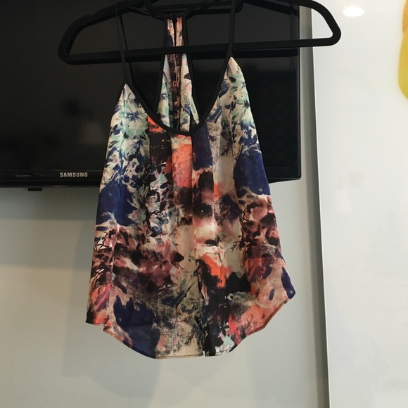 Racerback blouse