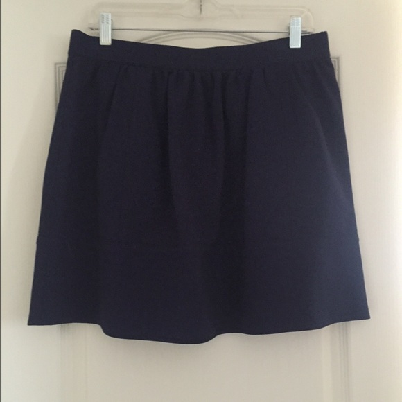 Madewell navy mini skirt