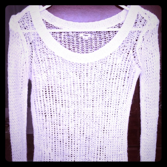 Adorable white cover sweater