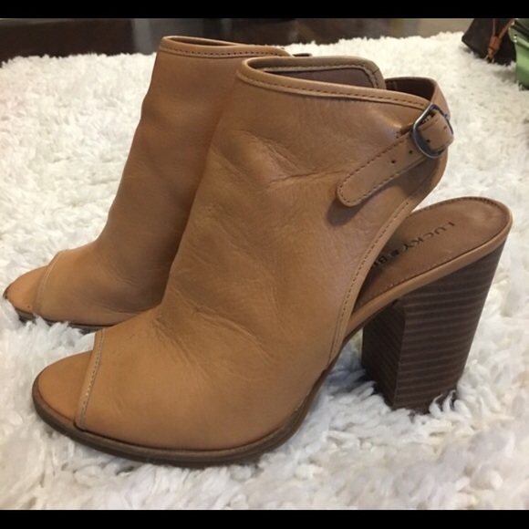 Lucky Brand stack heel