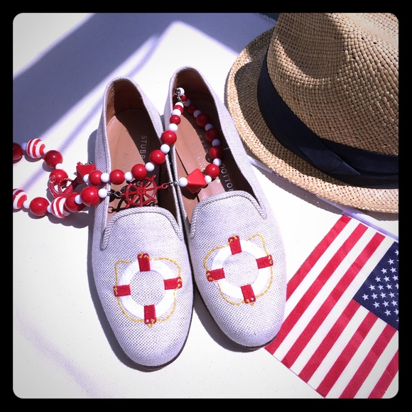 J. Crew Shoes - STUBBS  & WOOTON like new linen flats