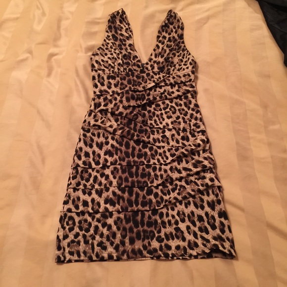 Cheetah print dress