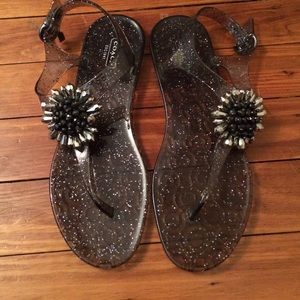 Coach jelly sandals