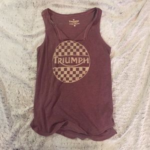 Sleeveless Lucky Brand tee. Size small