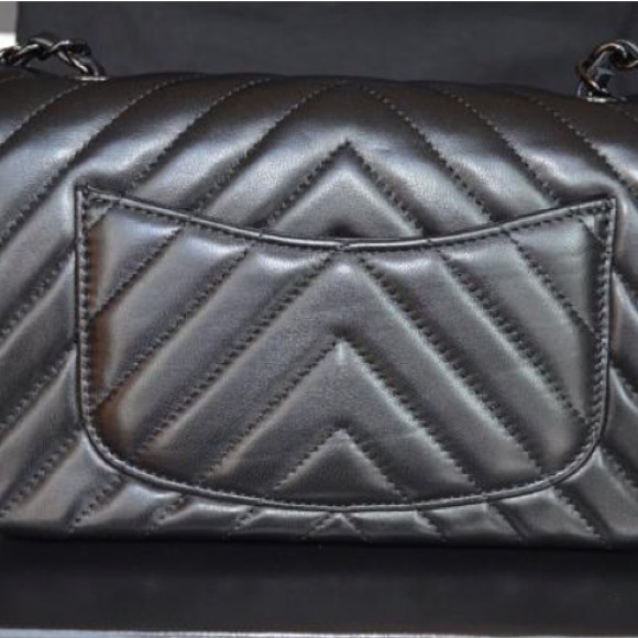 BNIB CHANEL 8" Extra Mini So Black Classic Flap - Picture 3 of 4