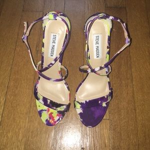 NWOT Steve Madden Purple Sandals