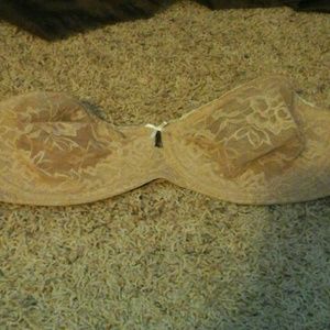 Strapless  bra