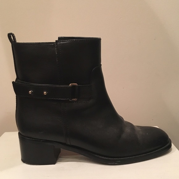 Leather Motorcycle boots J Crew