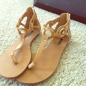 Forever 21 tan sandals