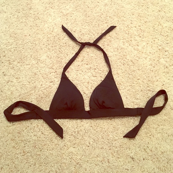Cute black Victoria secret triangle bikini top