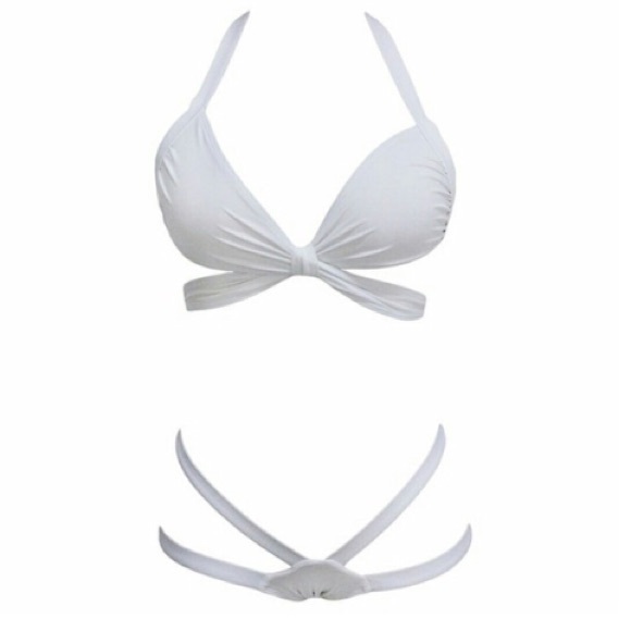NWOT Sexy All White Bikini