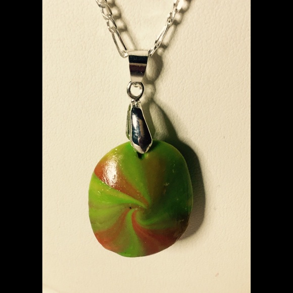 JewelryByShari Jewelry - 😊Handmade Polymer Clay Sterling Silver Pendant