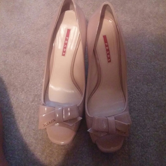??Authentic Pradas Wedges??