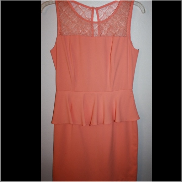 Peplum style dress