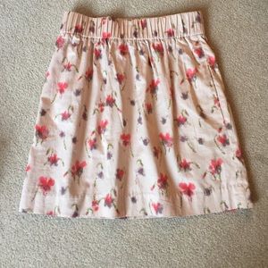 100% cotton print skirt