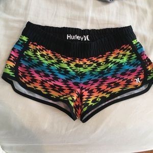 Hurley patterned board shorts size small