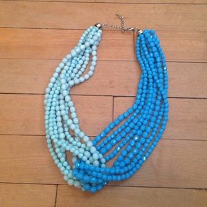 Twisted anthro statement necklace