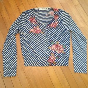 Beautiful striped soft light cardigan by Sparrow