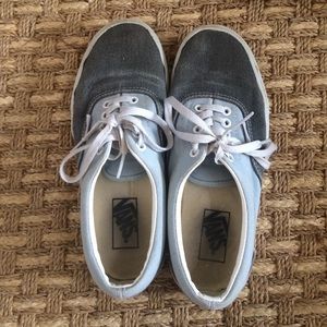Vans, size 8, worn, but still in good shape.