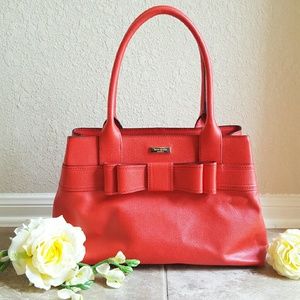 Kate Spade Viabella Ave Elena Tote Cherry Red