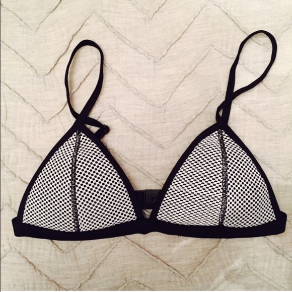 Black & Blue Triangl Bikini - Picture 2 of 4