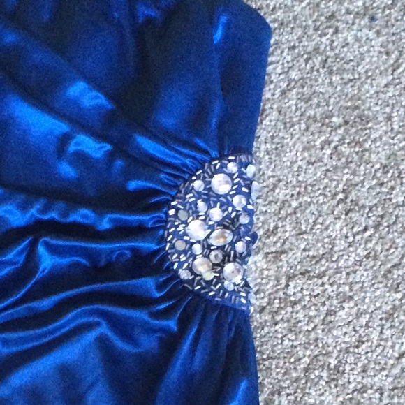 Blue Cocktail Dress - Picture 2 of 2