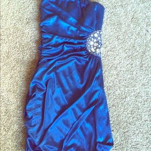 Blue Cocktail Dress
