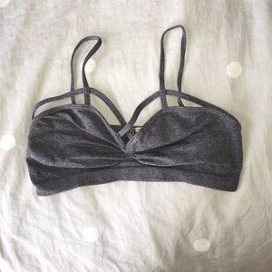 Grey Strappy Bralette