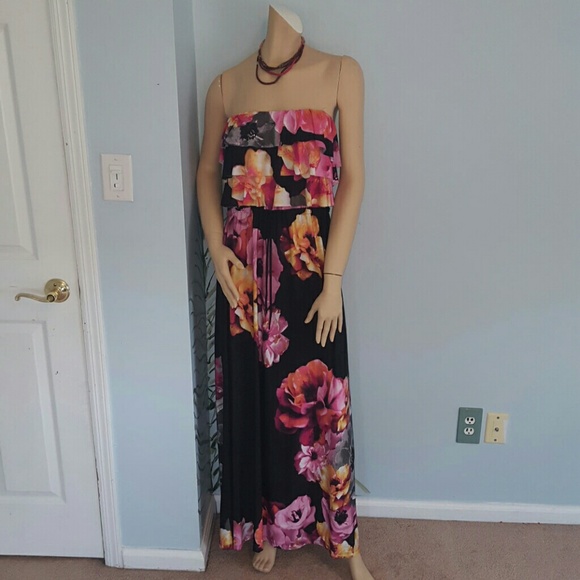 Style & Co. Dresses & Skirts - Floral Tiered Maxi 1X