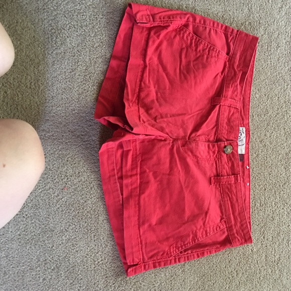 Red shorts