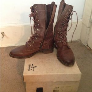 J. Shoes Lace Boots