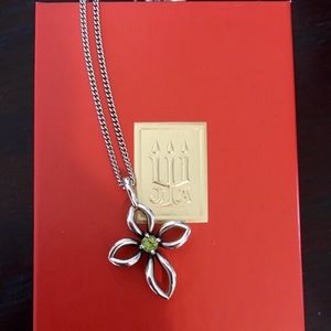 NWT! James Avery Remembrance Cross with Peridot