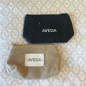 Mini Aveda makeup pouches