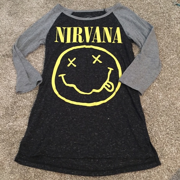 Nirvana baseball tee
