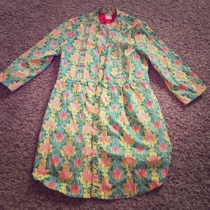 Matilda Jane button up blouse shirt/tunic sz med