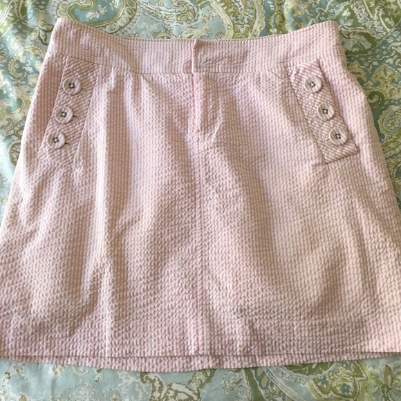 Lilly Pulitzer Dresses & Skirts - Lilly Pulitzer Seersucker Skirt Size 4