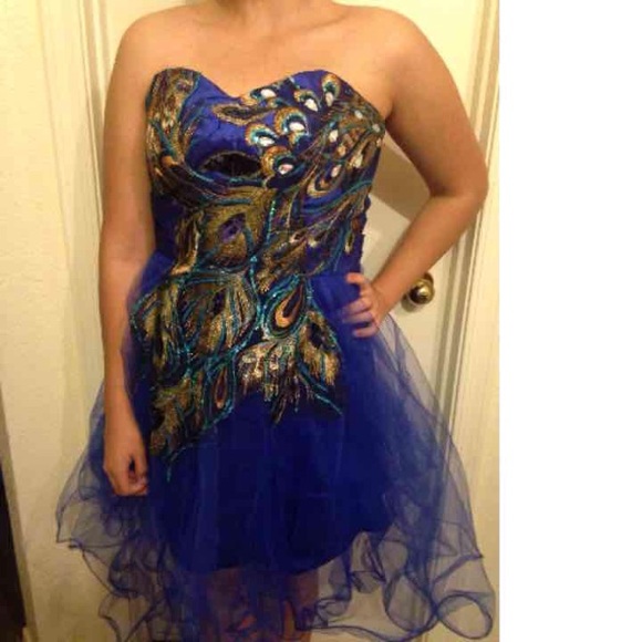 Royal blue homecoming dress - Picture 3 of 3