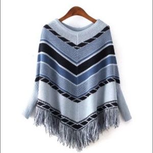 Goodnight Macaroon blue striped sweater