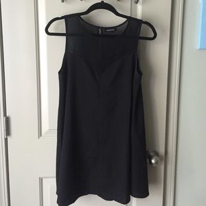 Black shift dress
