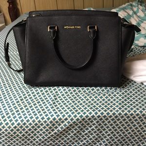 Large Black Michael Kors Selma