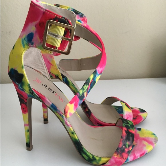Gorgeous floral heels