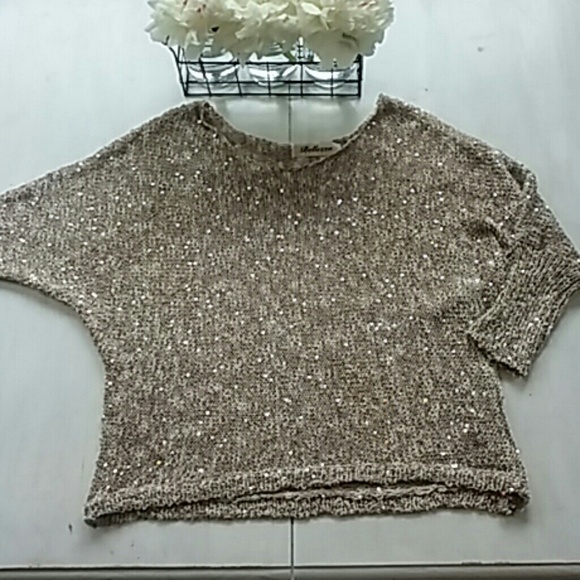 Twinkling Dolman Sequin Summer Knit