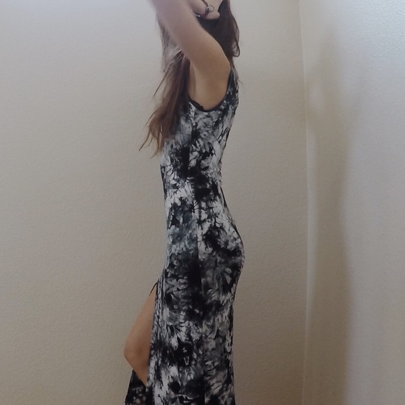 Tie dye maxi dress